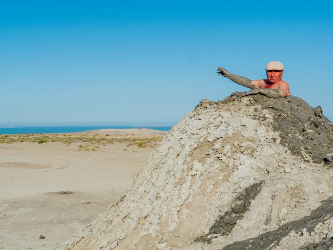 Mud Volcanos in Azerbaijan