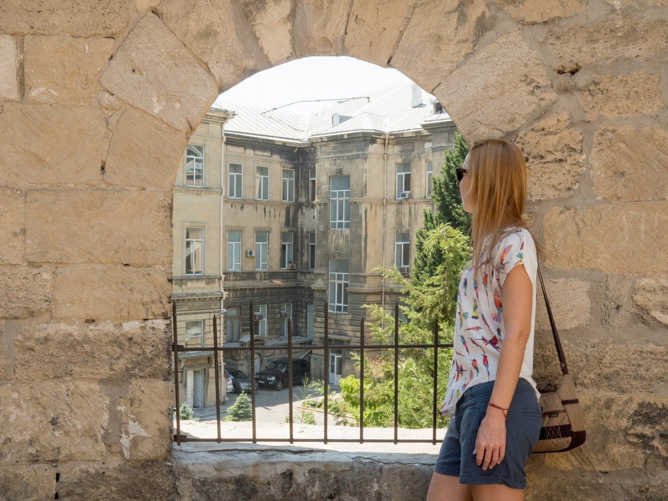 Looking out over Azerbaijan