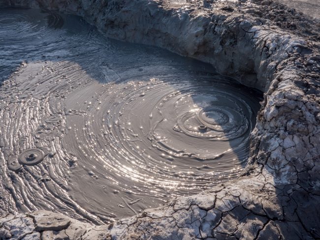 Mud Volcanos in Azerbaijan