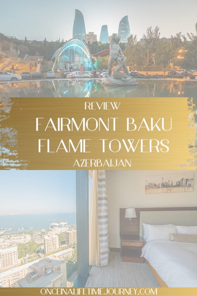 fairmont baku flame towers Pinterest