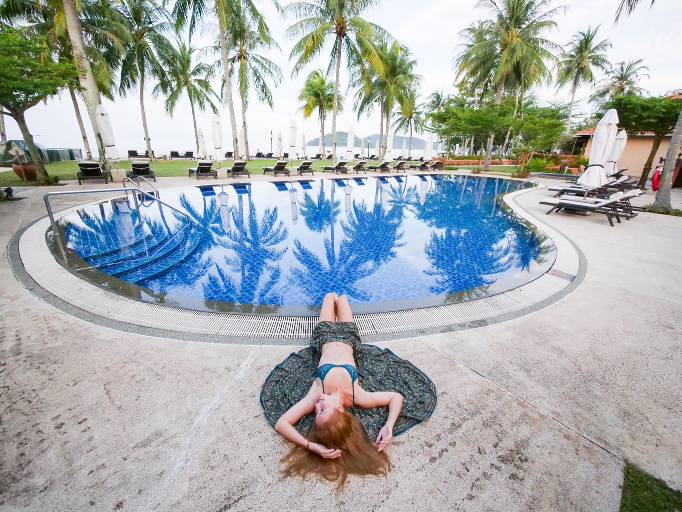 The seahorse pool at Casa Del Mar Langkawi