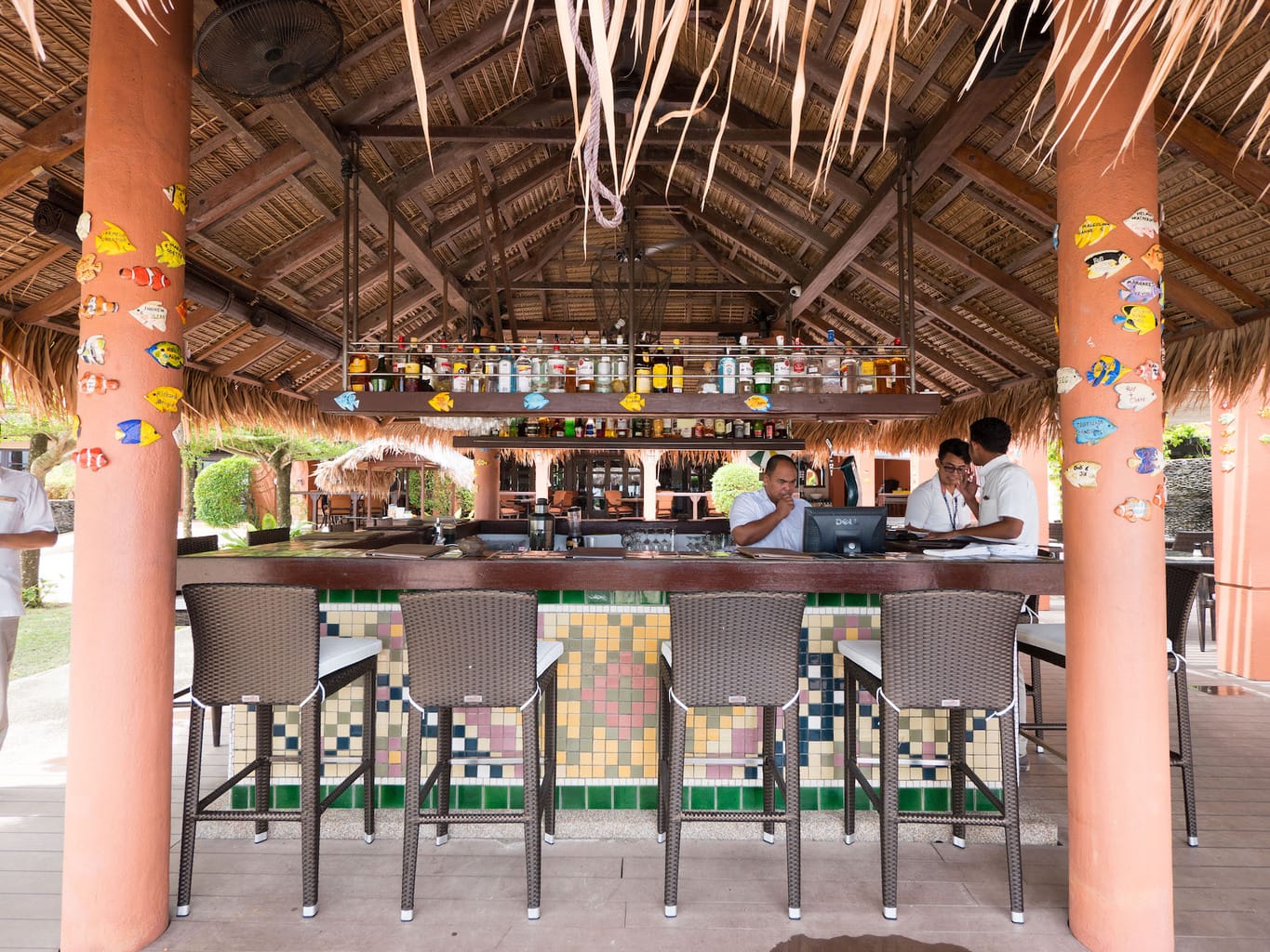 The bar at Casa Del Mar Langkawi