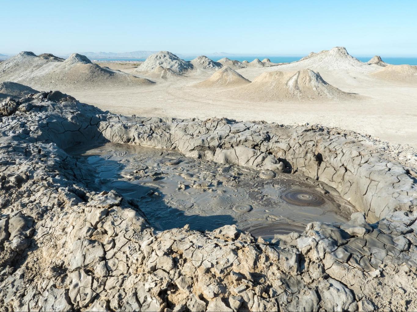 Mud baths in Azerbaijan