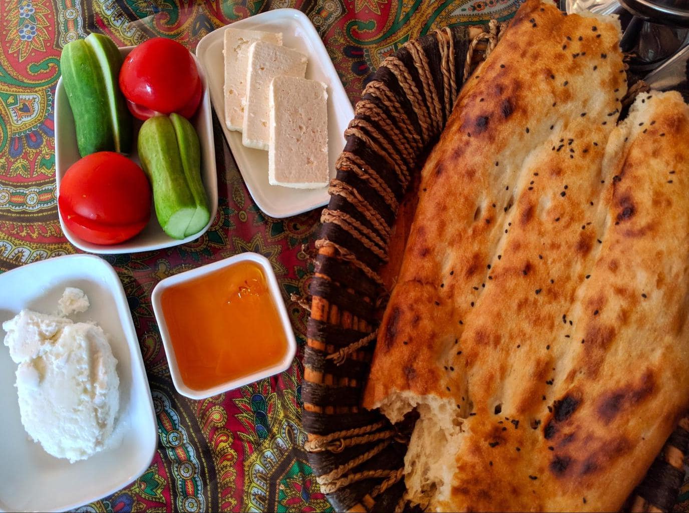 Azerbaijan breakfast