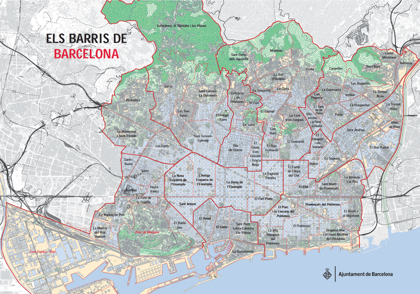 Barcelona Map