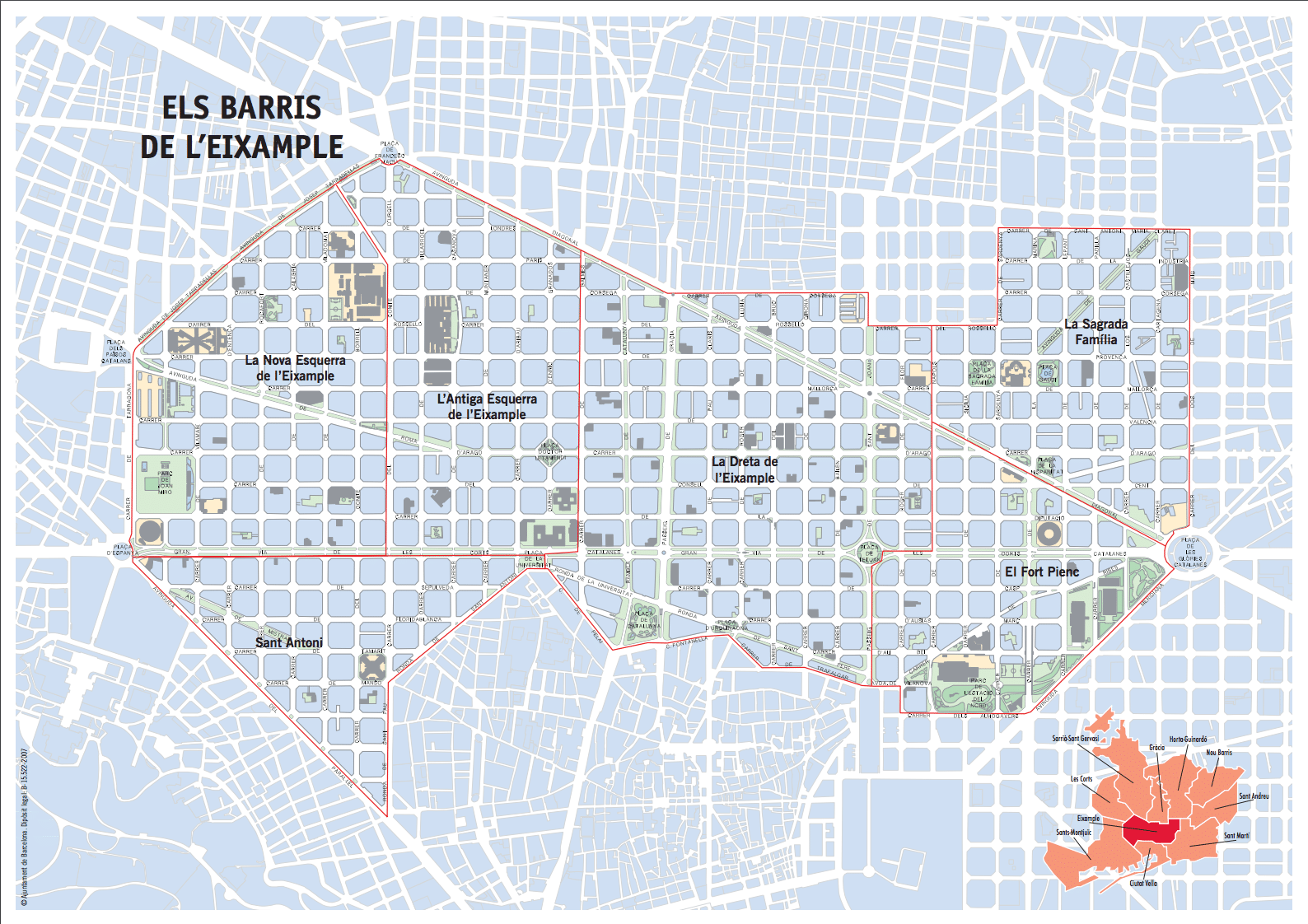 Eixample Map