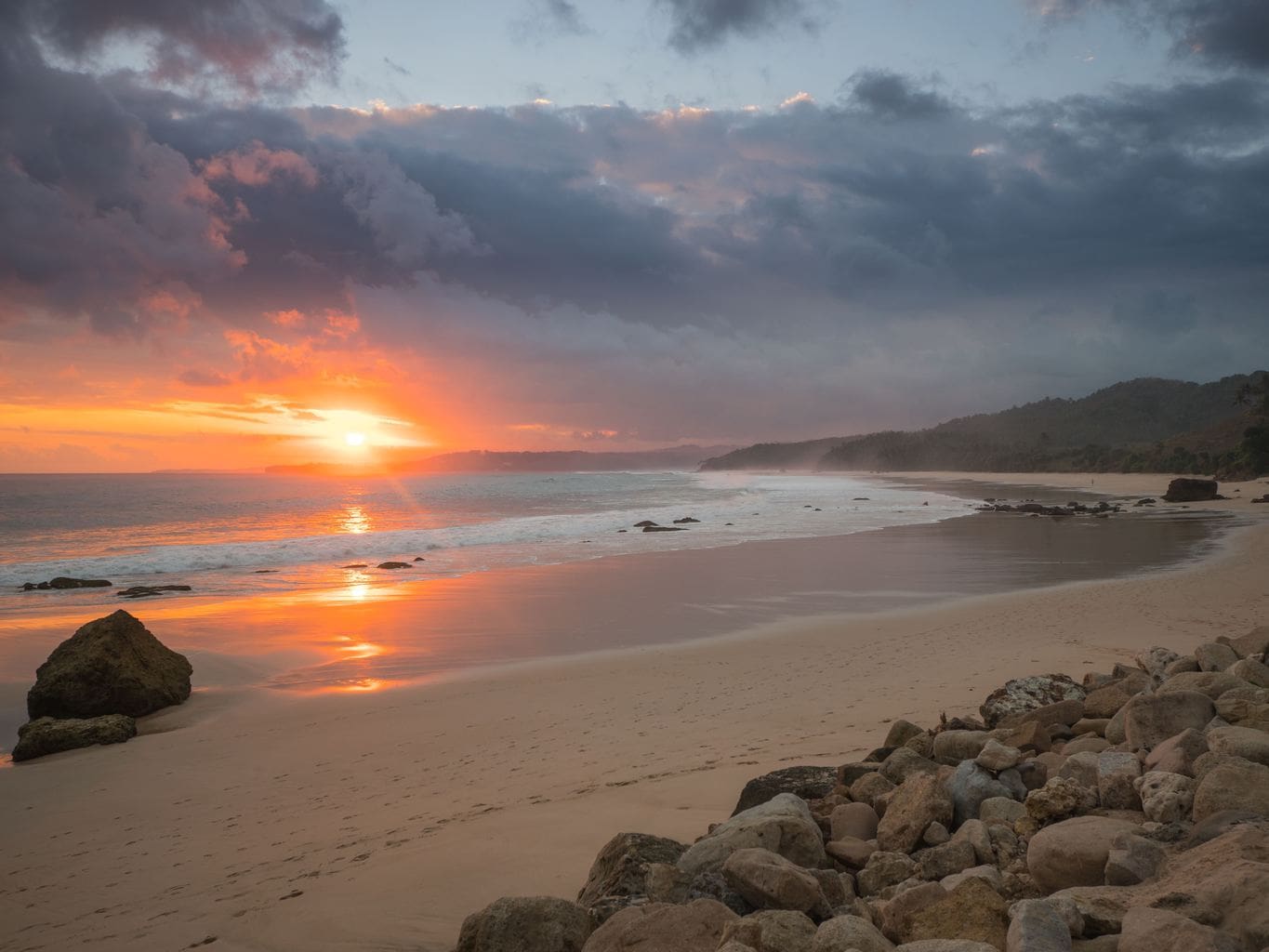 Sunset View of the beach