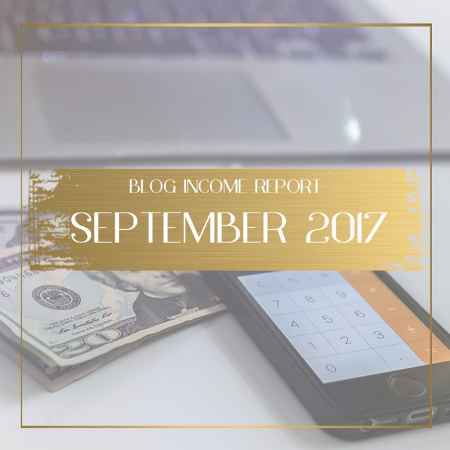 Income Report for September 2017 feature