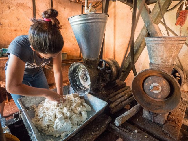 Maize flour in Suchitoto