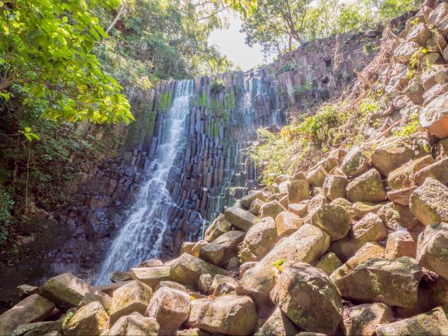 Cascada los Tercios waterfall in Suchitoto