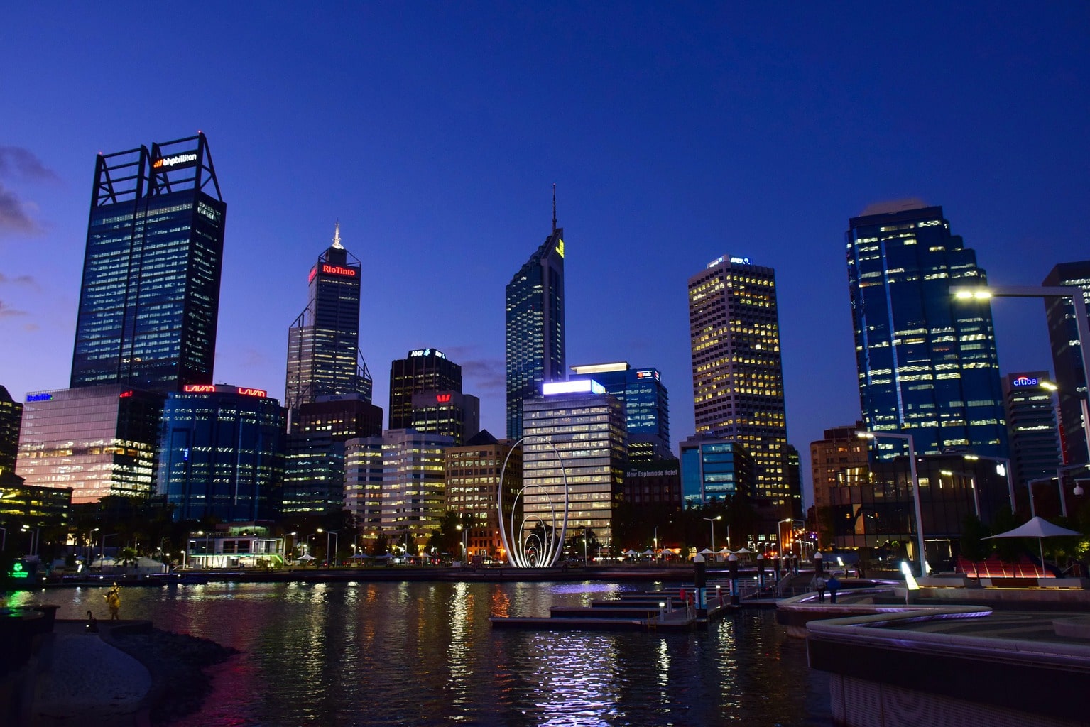 Perth at night