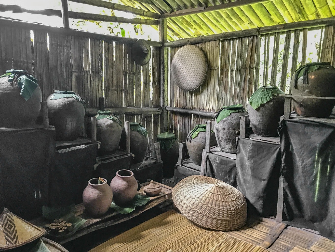 rice wine fermentation of Lundayeh tribe, Mari Mari village