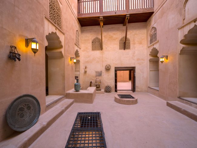 Interior courtyard