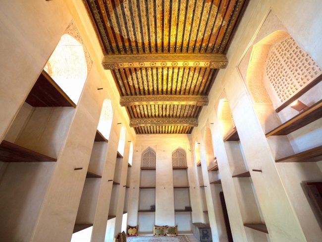 Sun and Moon Hall with God's Eye above Sun and Moon Hall with God's Eye above