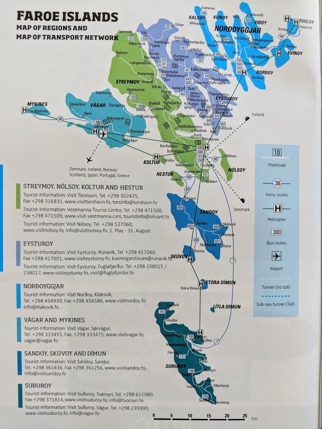 Faroe Islands map