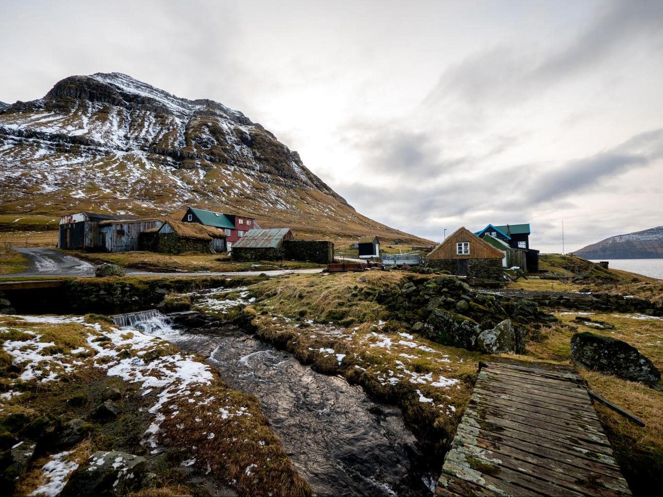 Faroe Islands in the winter