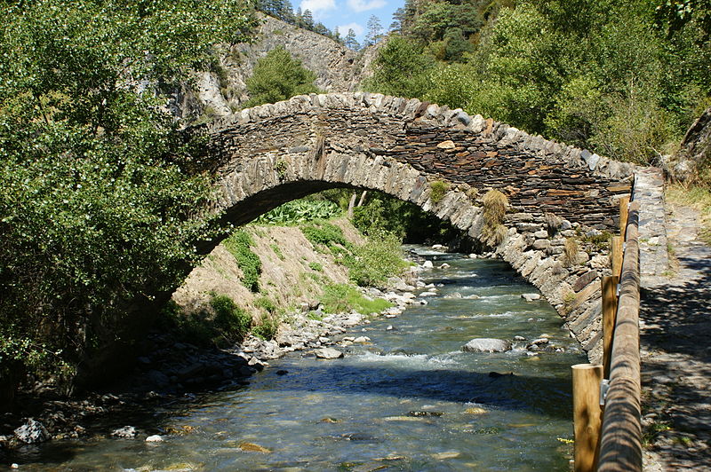 Bridge leading to the Church of Sant Antoni de la Grella