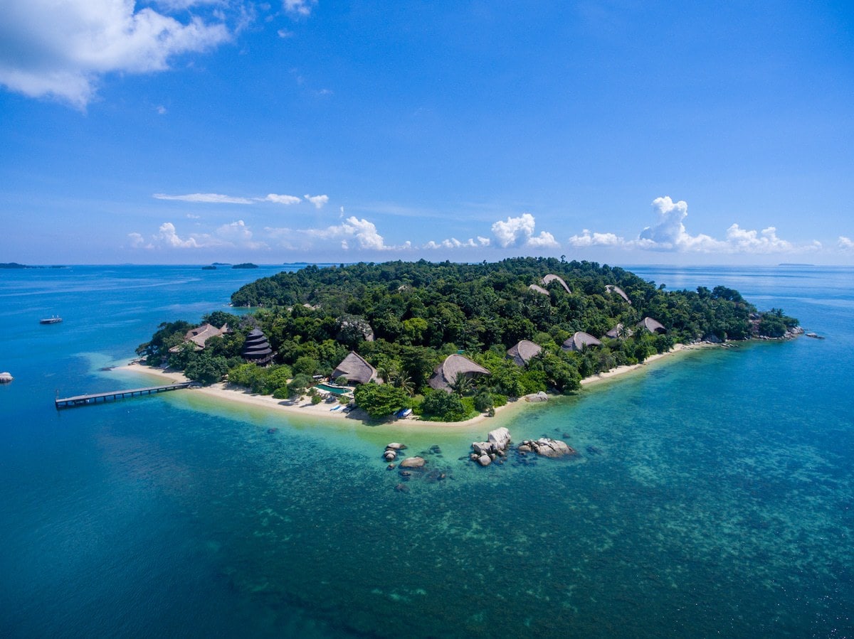 Cempedak Private Island Drone shot