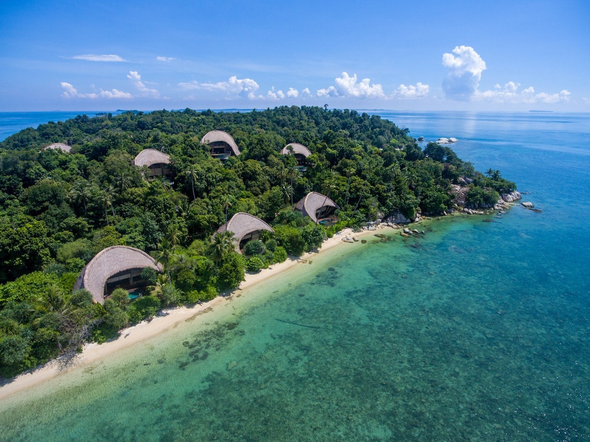 Cempedak Private Island beach villas
