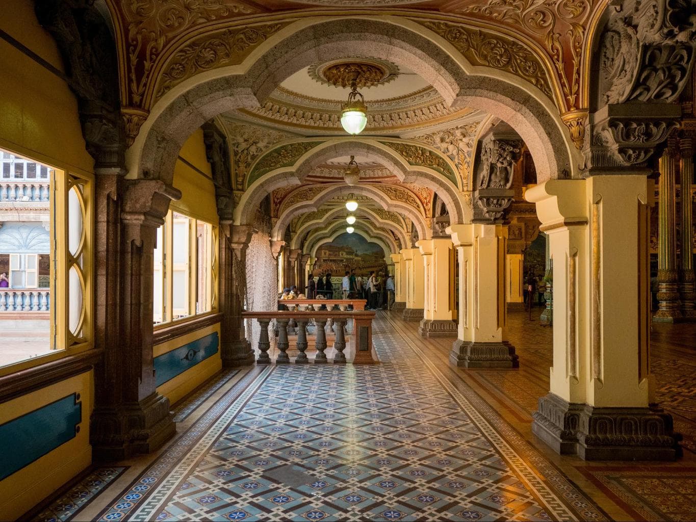 First halls in the Mysore Palace