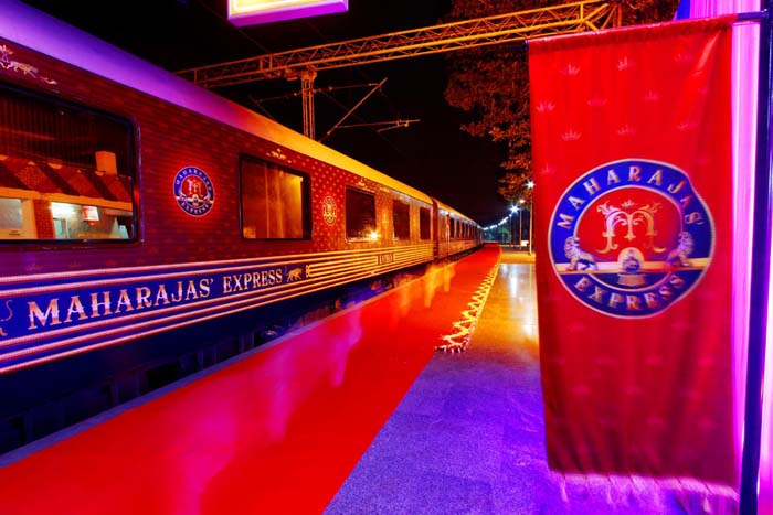 Maharajas Express at night