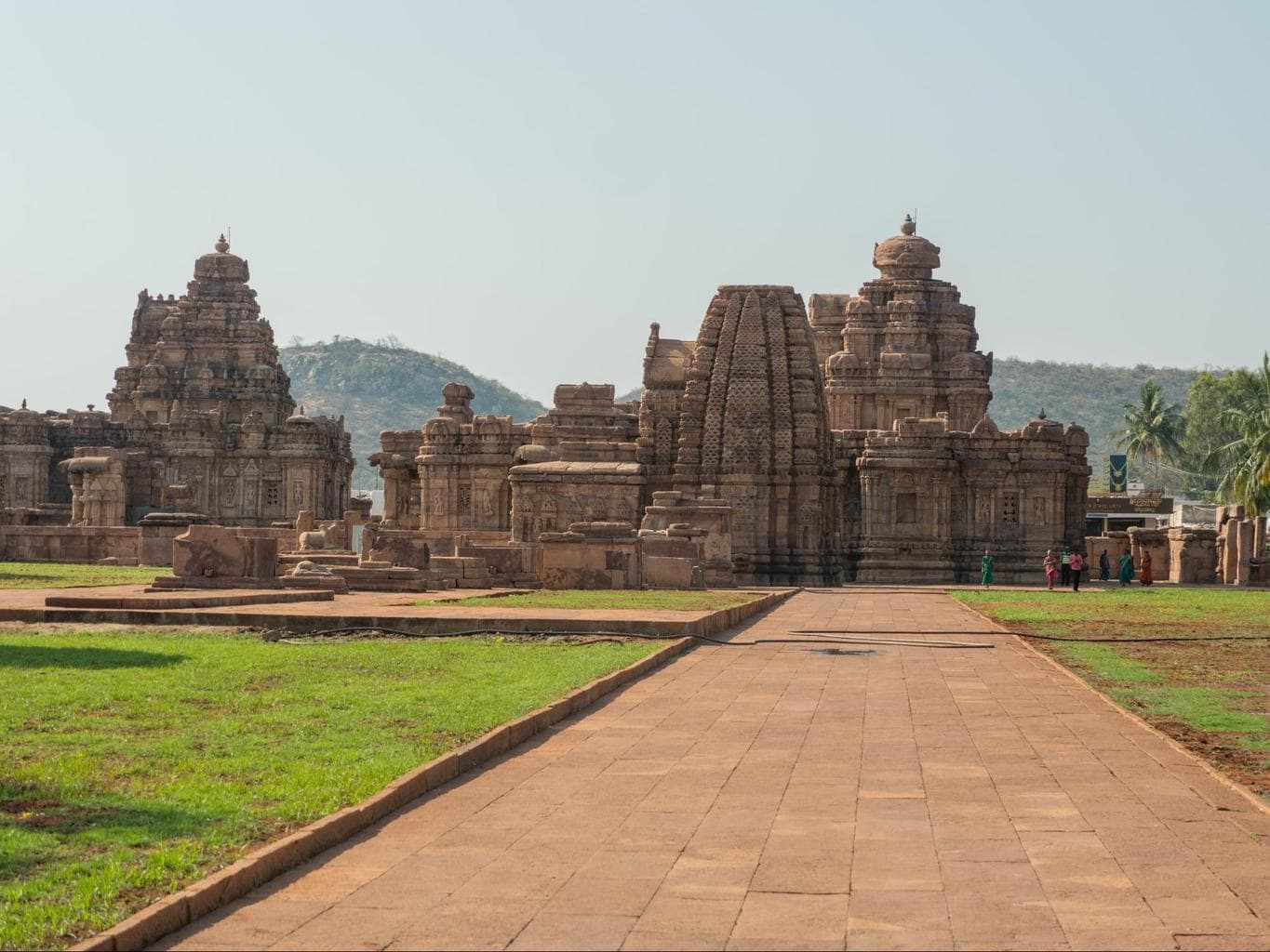 Pattadakal Temples from afar