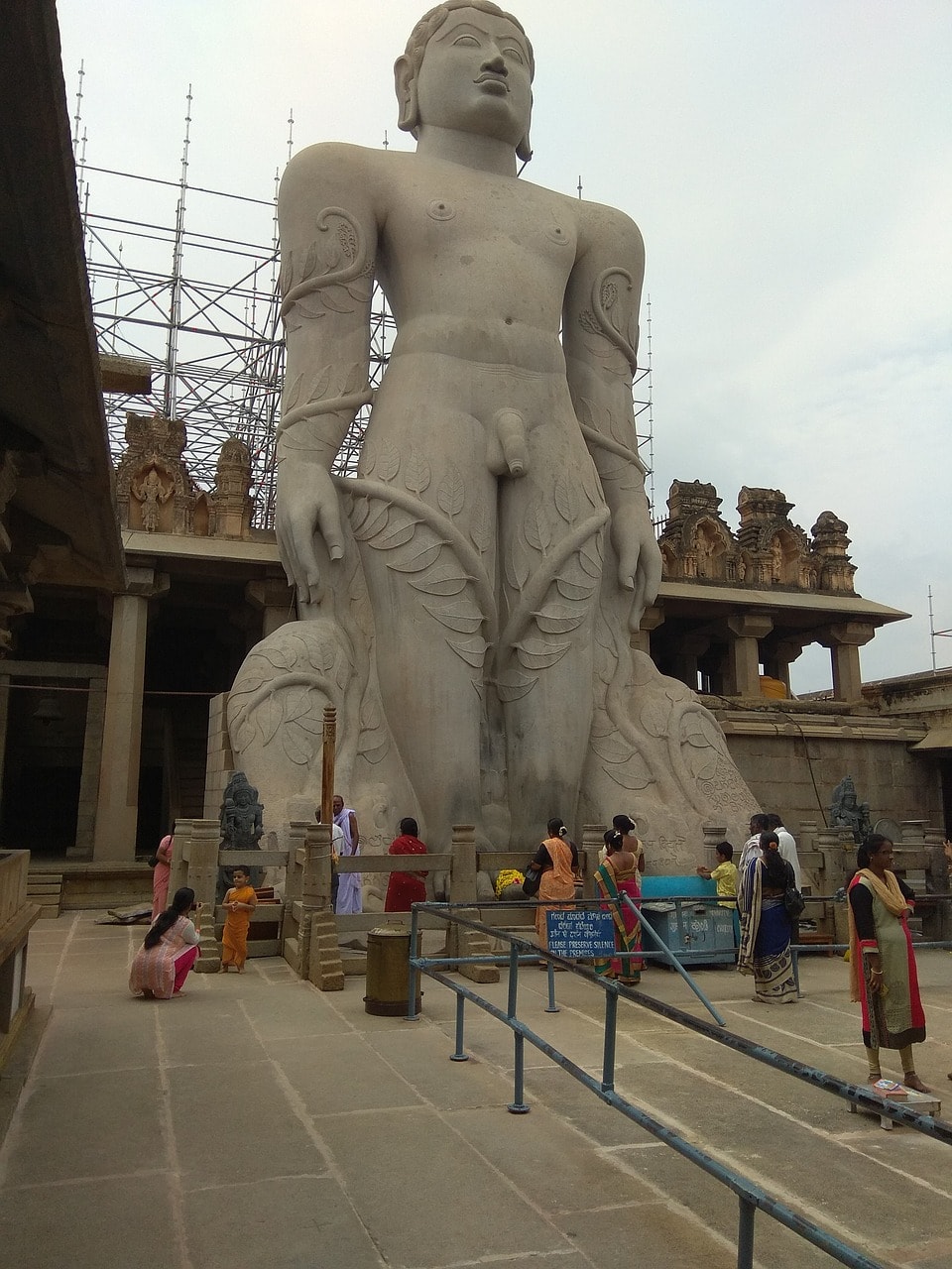 Gomateshwara Bahubali statue at Shravanabelagola