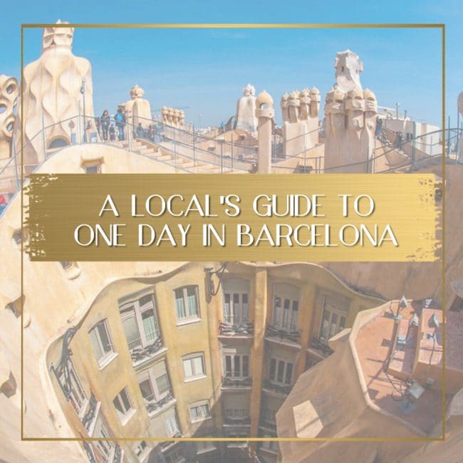 One day in Barcelona feature