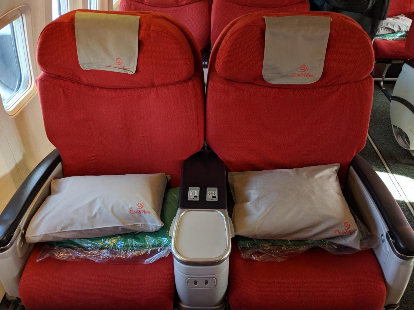 Business Class on Ethiopian regional flight Boeing 737