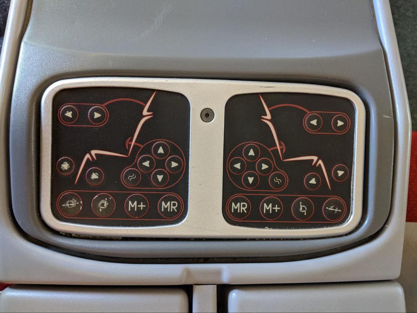 Seat management buttons