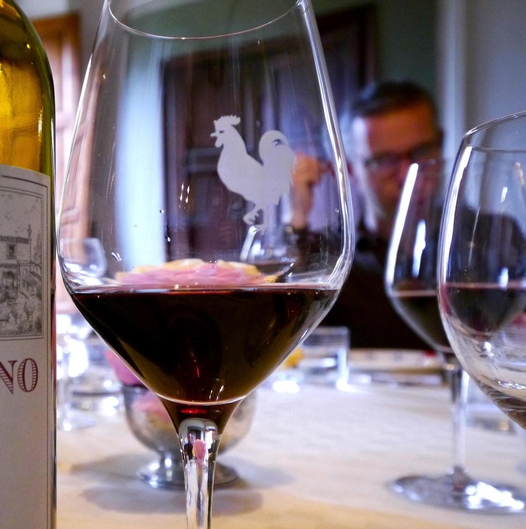 The famous rooster in the Chianti Classico seal