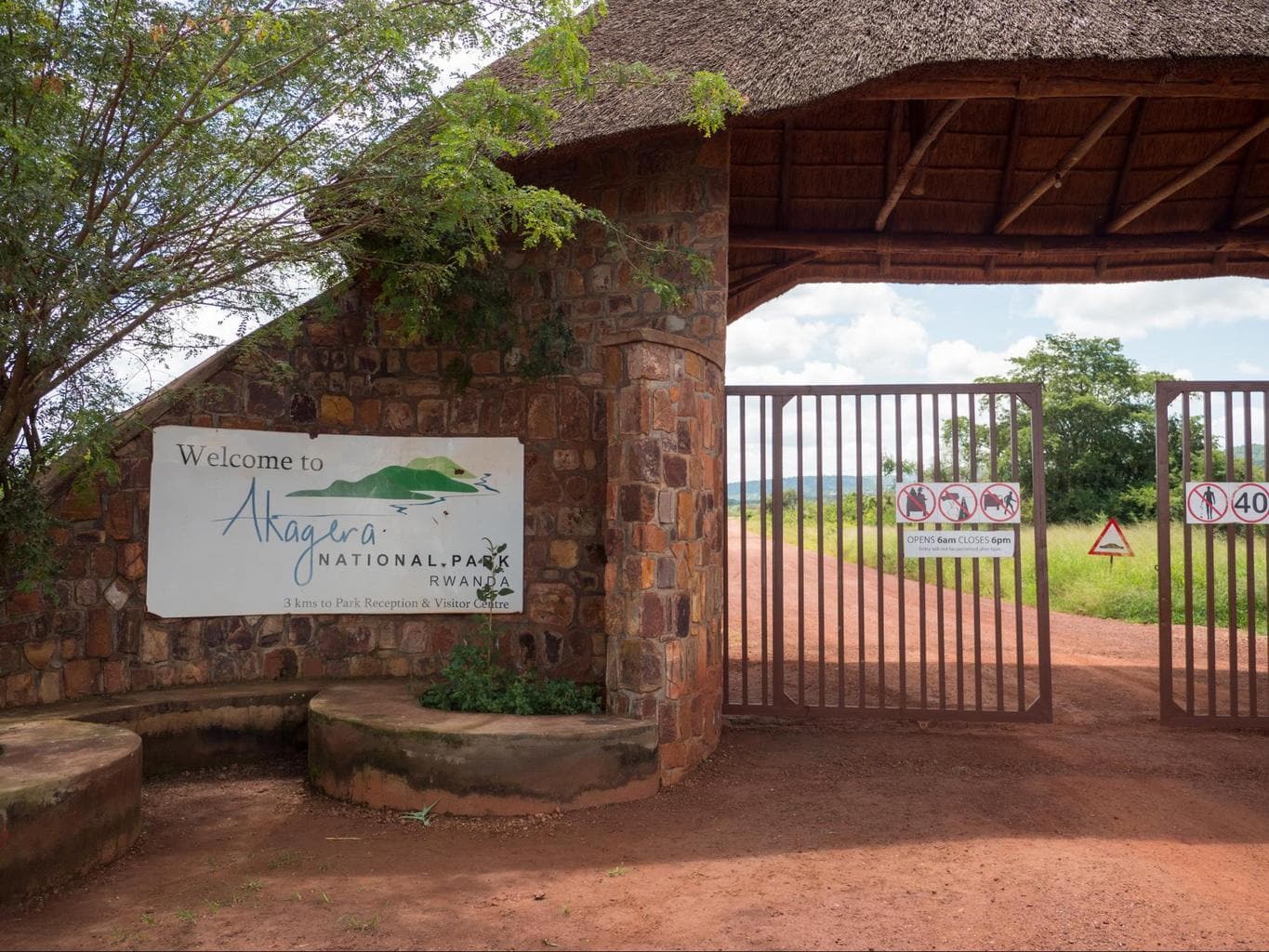 Entrance to Akagera