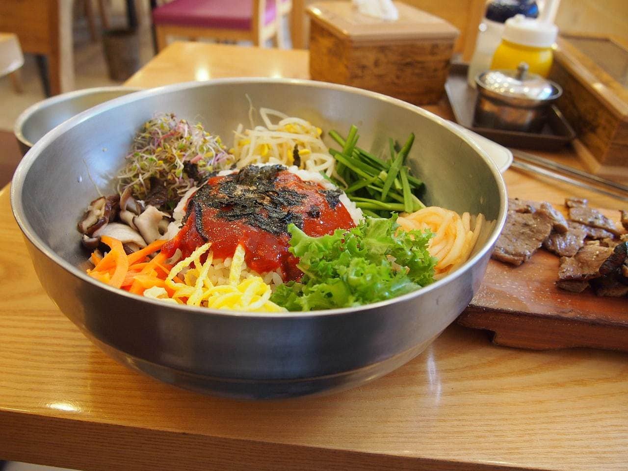 A Korean staple and must try, bibimbap or mix rice