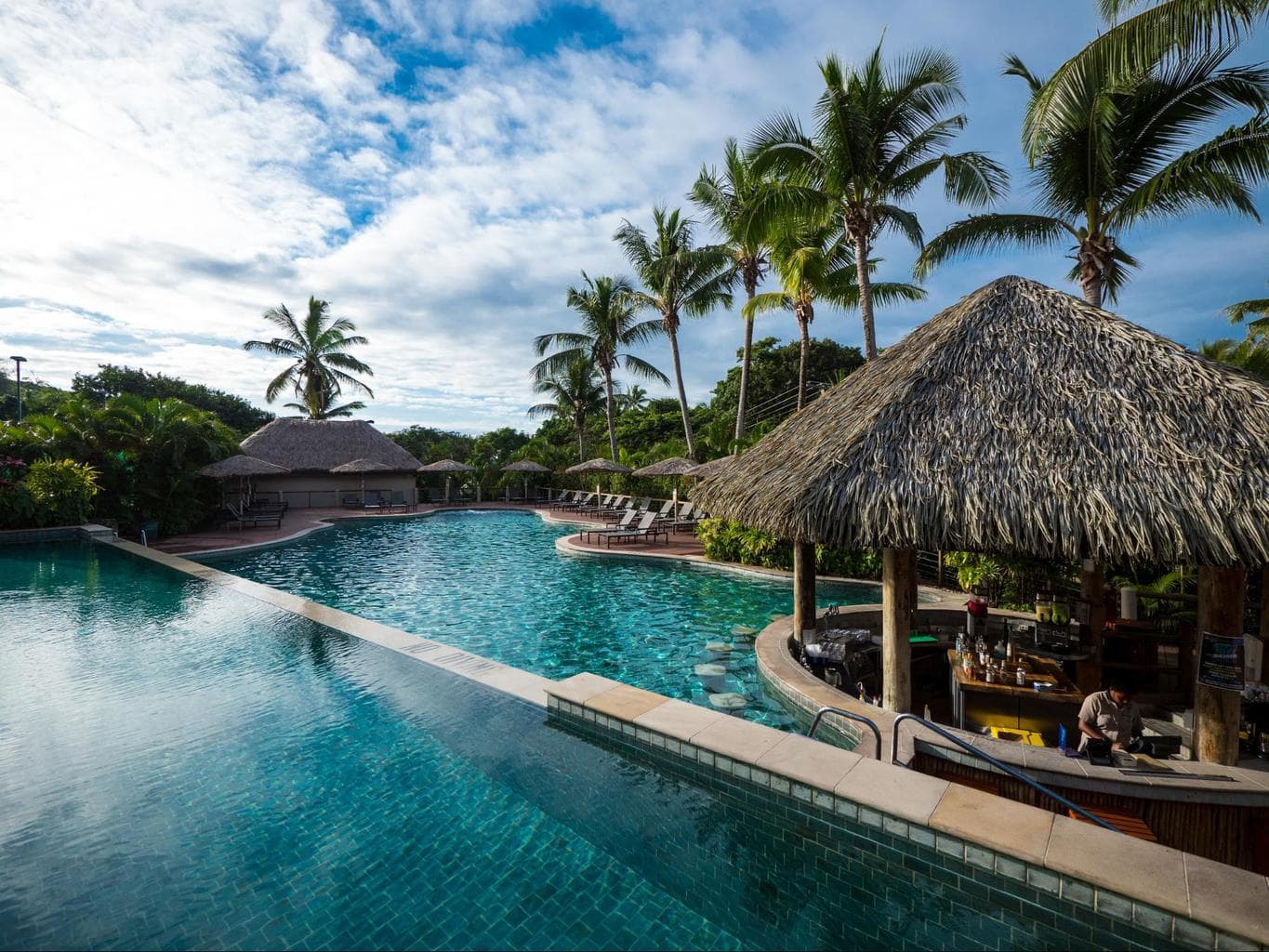 The adults only pool at Outrigger Fiji Beach Resort
