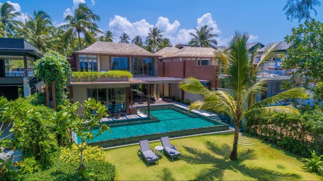 The 5-bedroom beach villa at Baba Beach Club Phuket