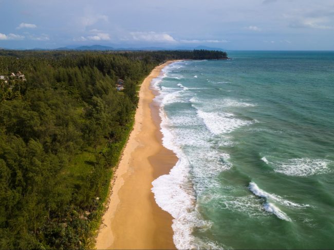 The beach at Baba Beach Club