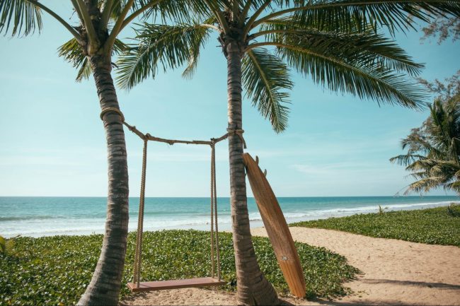 The beach swing at Baba Beach Club - Photo courtesy of Baba Beach Club Phuket