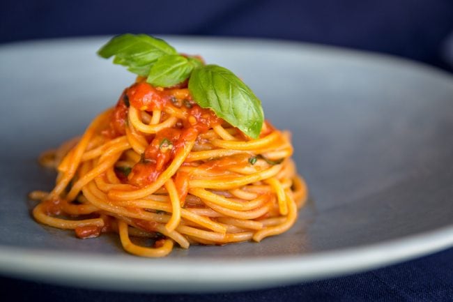 The famous pasta at Baba Beach Club - Photo courtesy of Baba Beach Club Phuket