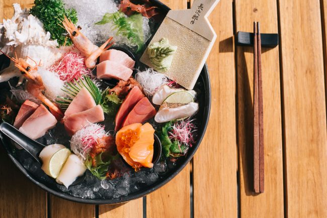 The freshest sashimi - Photo courtesy of Baba Beach Club Phuket