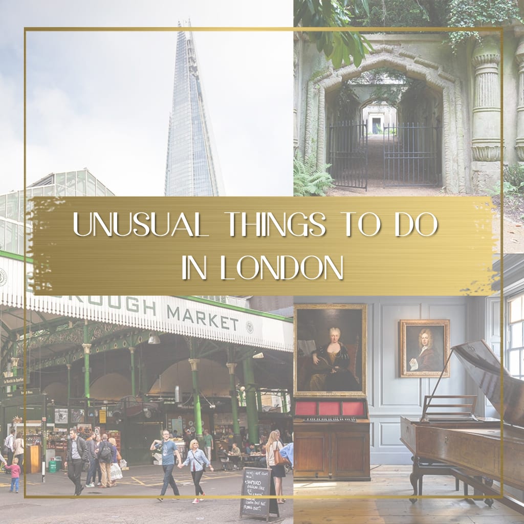 Unusual things to do in London feature