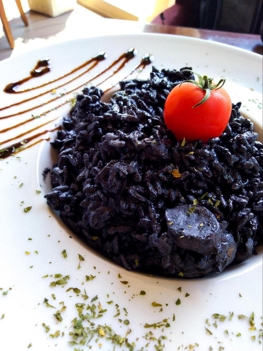 Another version of Montenegrin black risotto