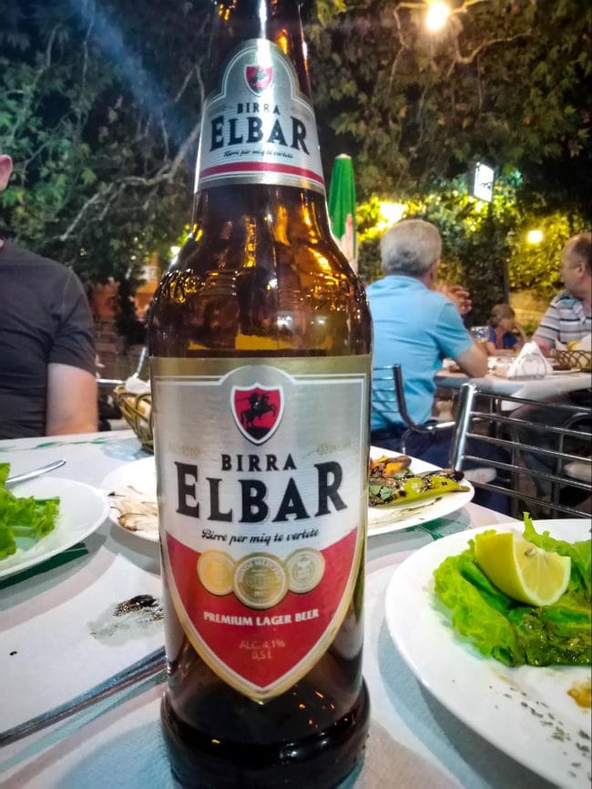 Elbar Albanian beer