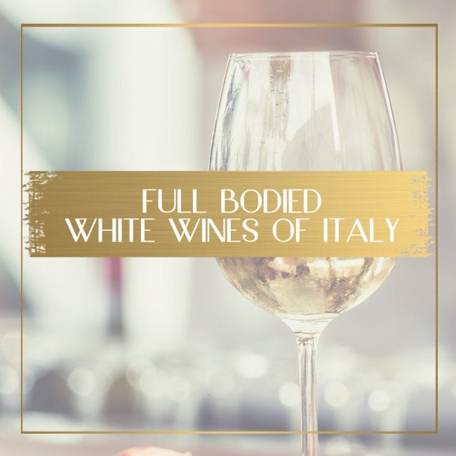Full bodies white wines of italy feature