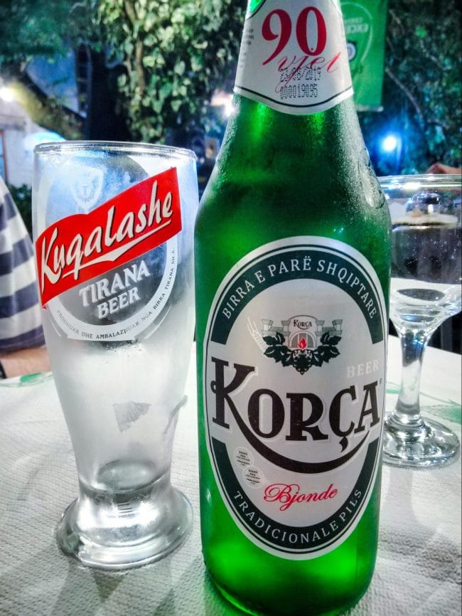 Korca Albanian beer