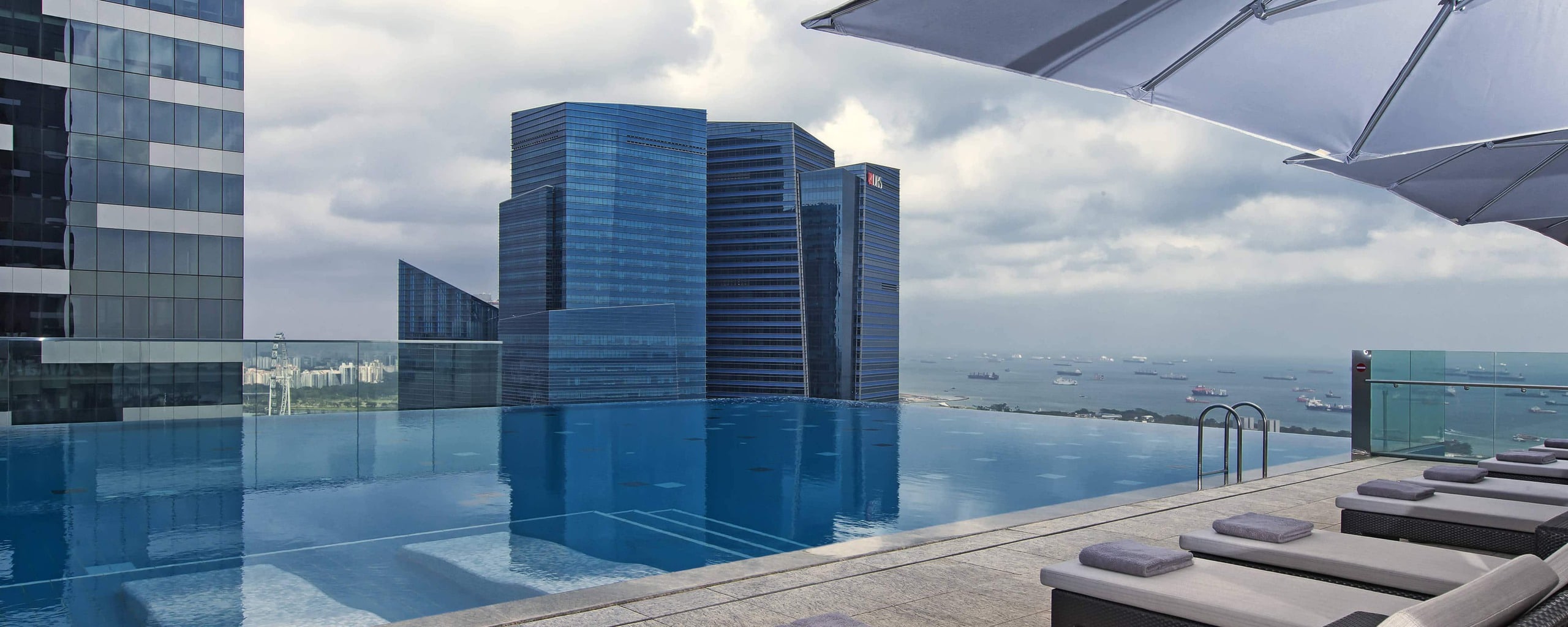 The Westin Singapore rooftop pool