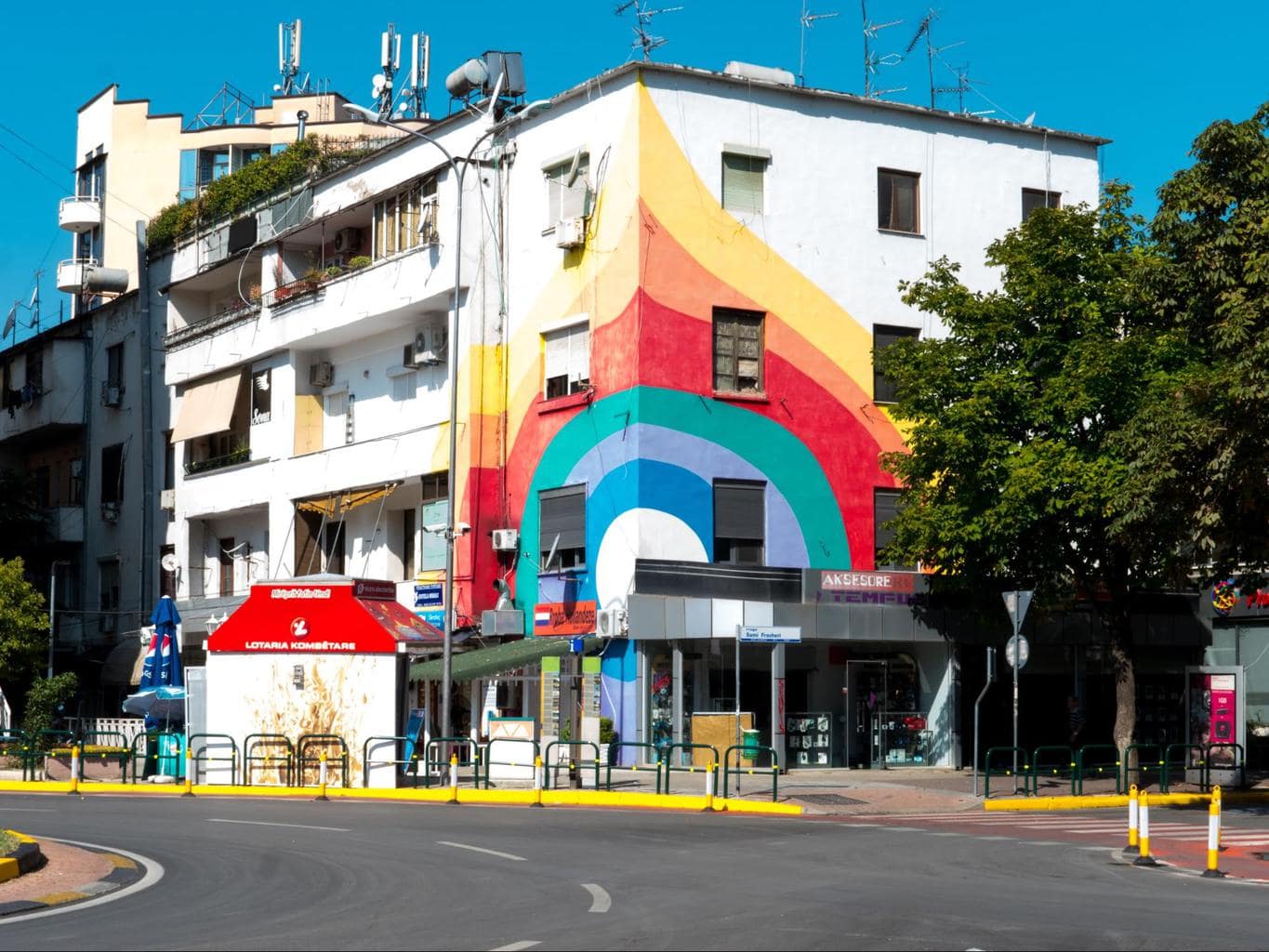 Tirana’s second rainbow building