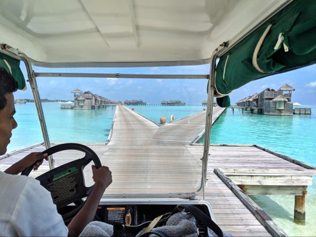 Arrival buggy ride to the villa