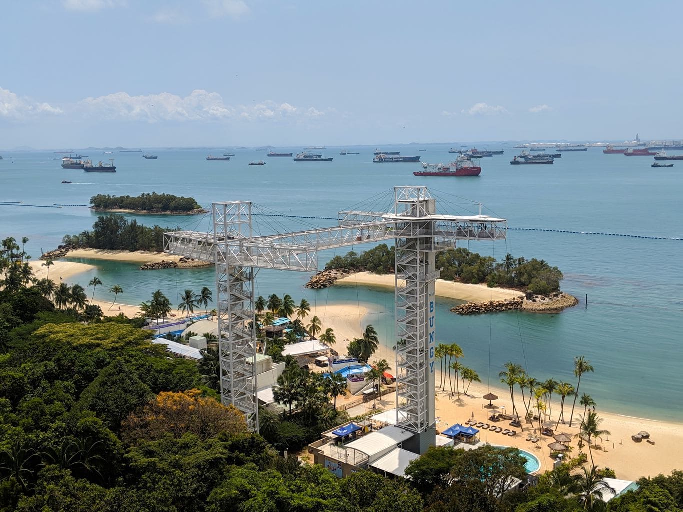 "AJ Hackett structure on Sentosa"