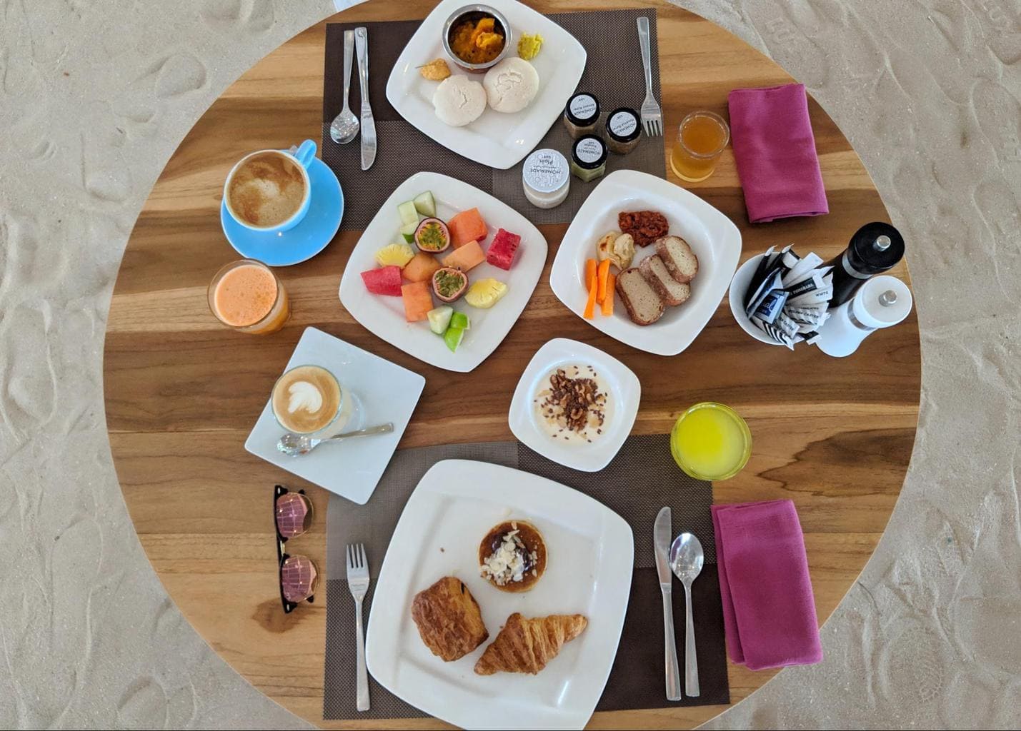 Our breakfast spread