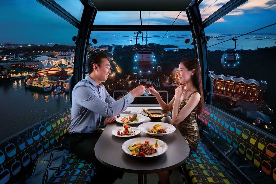 "Singapore Cable Car dinner"